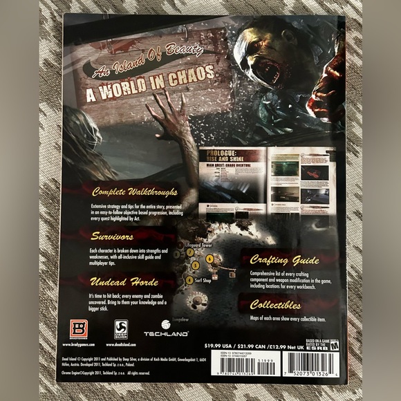 Dead Island Strategy Guide Book Paperback Brady Games PS3, Xbox 360, Tech land - Picture 3 of 5